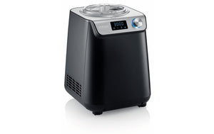 Glacemaschine EZ 7407 1.2 l, Schwarz/Silber - MEGART