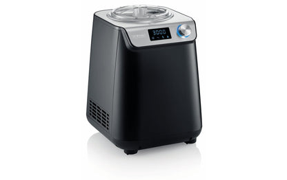 Glacemaschine EZ 7407 1.2 l, Schwarz/Silber - MEGART