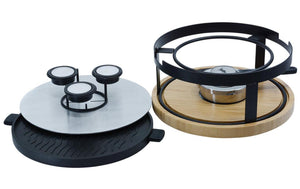 Fondue-Rechaud One4All Multifunktional, Silber