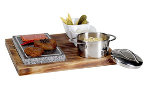 Hot Stone Platte 6 - teilig, Pinie - MEGART