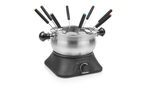 Fleischfondue - Set FO - 1109 10 Teile, Edelstahl/Schwarz - MEGART