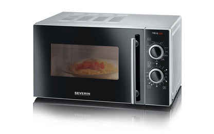 Mikrowelle mit Grill MW 7875 Silber/Schwarz - MEGART