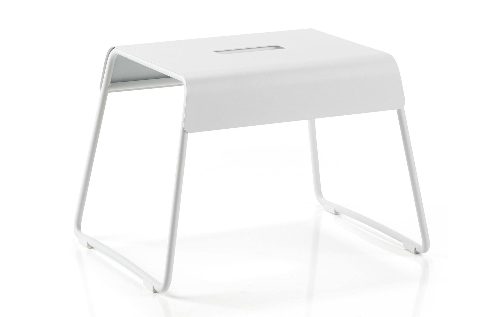 Hocker Zone Stahl, Weiss - MEGART