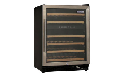 Weinklimaschrank WKH46F01 Schwarz, Rechts, Wechselbar - MEGART