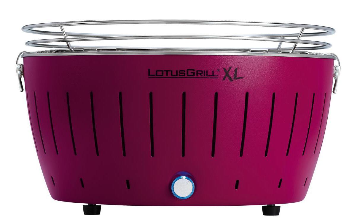 LotusGrill Tischgrill XL, Pflaumenlila, Ø 40.5 cm - MEGART