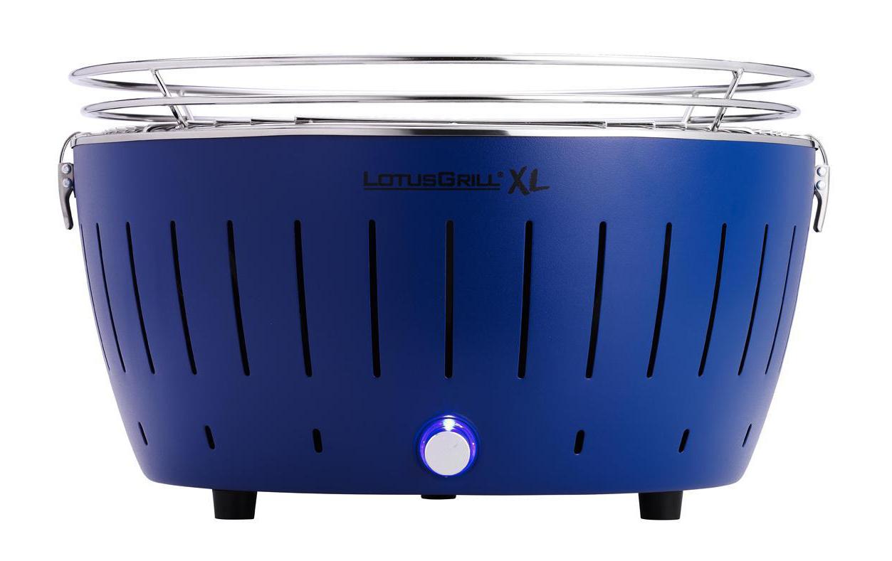 LotusGrill Tischgrill XL, Tiefblau, Ø 40.5 cm - MEGART