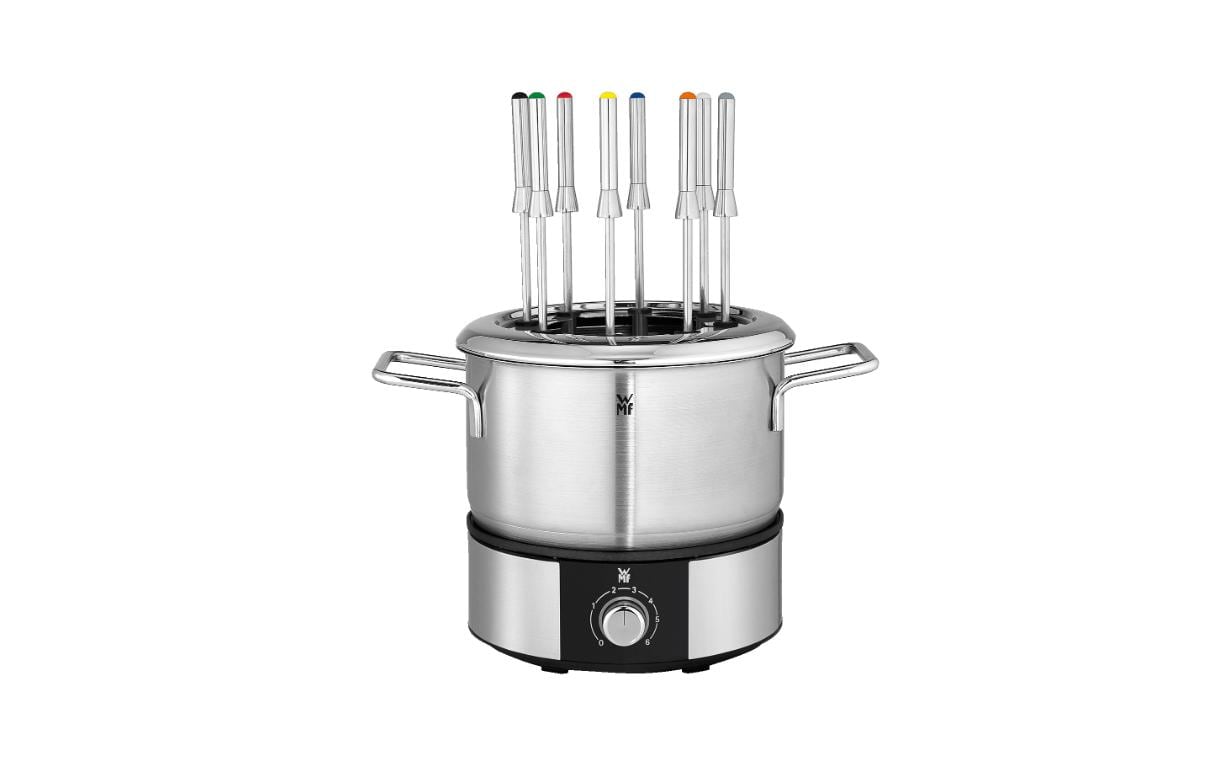 Fleischfondue - Set LONO Fondue 10 Teile, Silber - MEGART