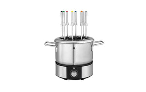 Fleischfondue-Set LONO Fondue 10 Teile, Silber
