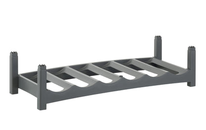 Portabottiglie Vario per 6 bottiglie, grigio