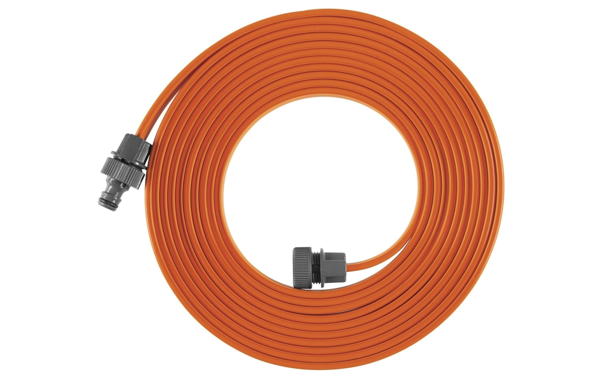Schlauchregner 7,5 m mit Armaturen, orange - MEGART