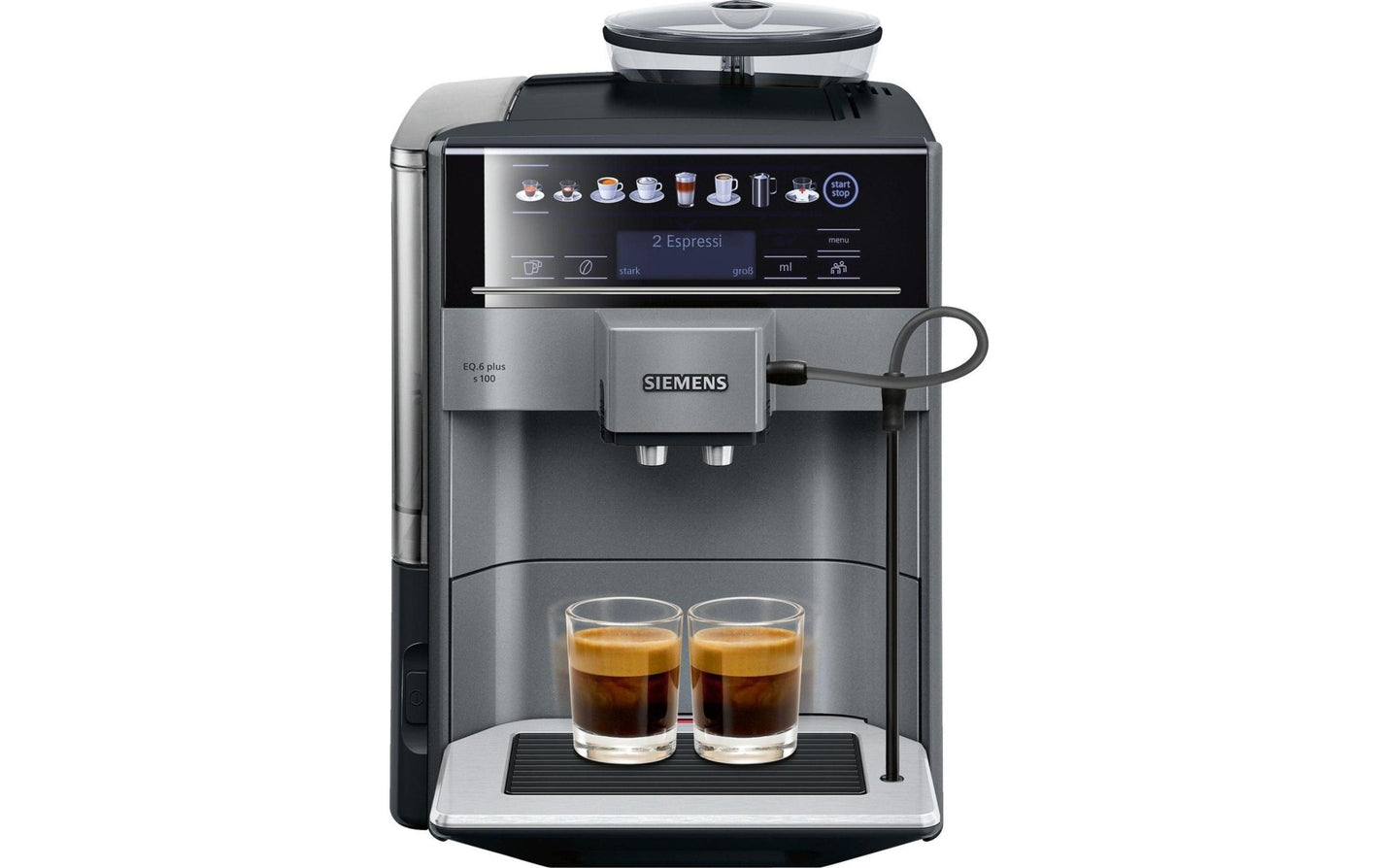 Kaffeevollautomat EQ.6 plus s100 Schwarz - MEGART