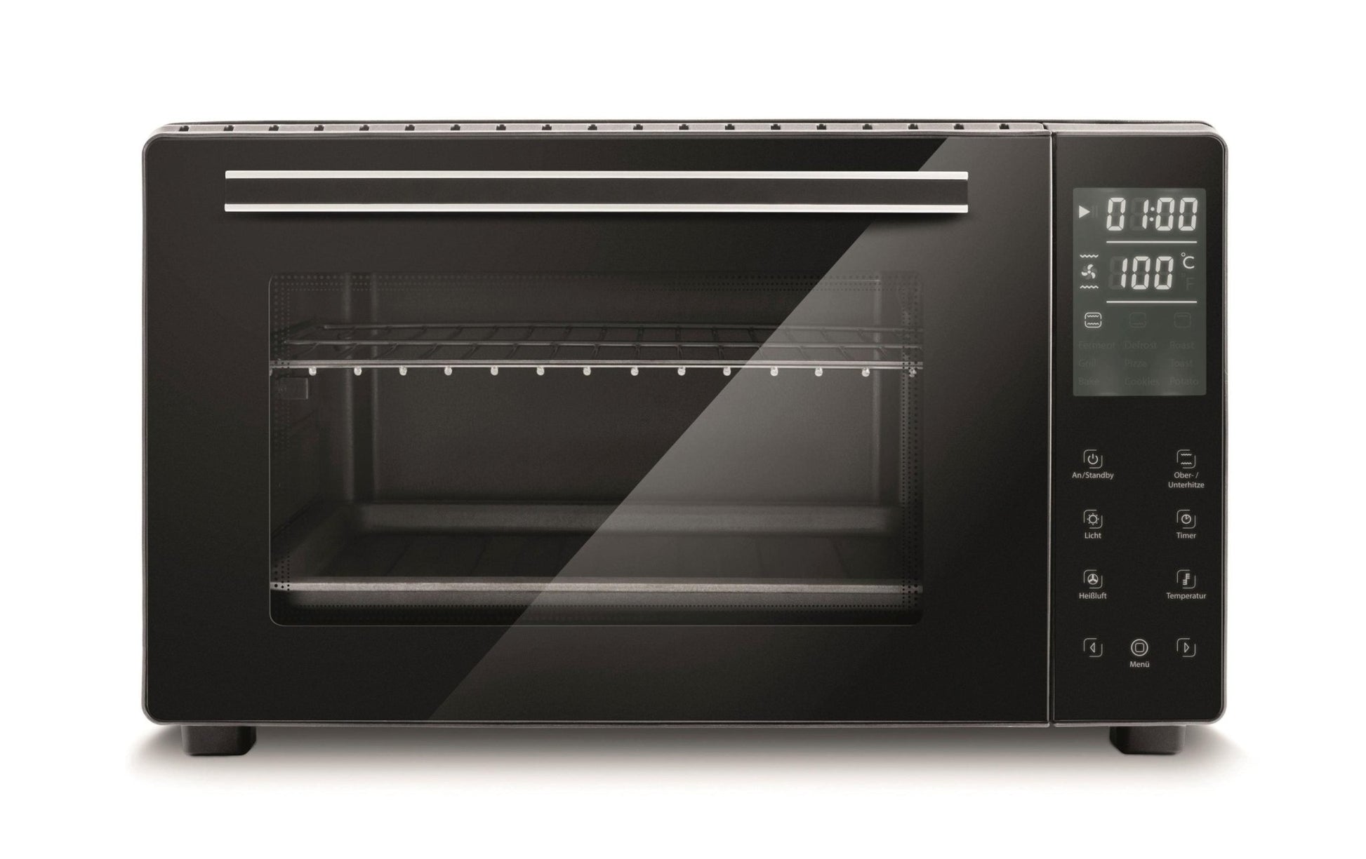 Backofen TO 26 Electronic 26 l, Schwarz - MEGART