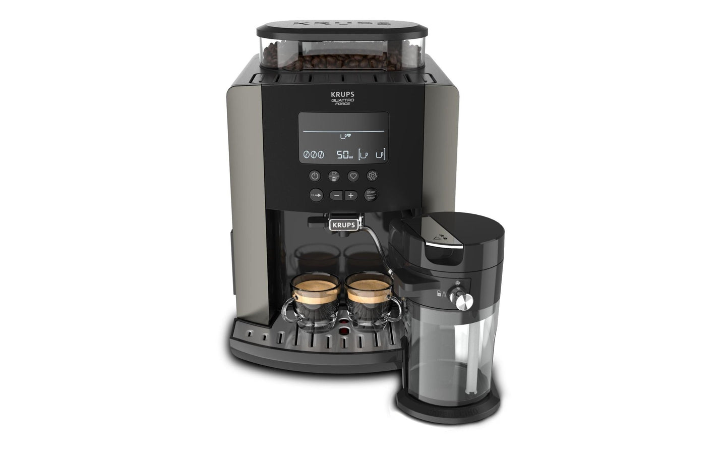 Kaffeevollautomat ARABICA LATTE EA819 Schwarz - MEGART