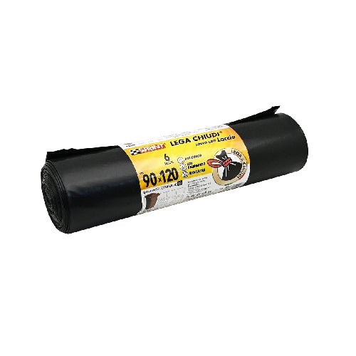 6 Stk Müllsäcke Bindeverschluss 80 µm - MEGART