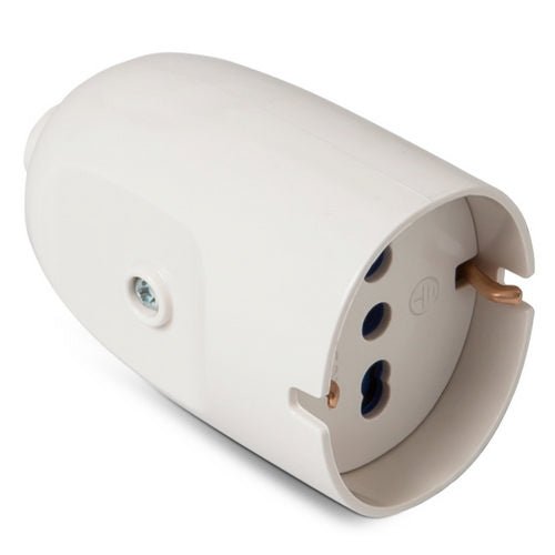 Steckdose Elektrisch Volante P40 16A 2P+ T Weiss - MEGART