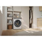 Haier Waschturm X Serie 7 – Waschmaschine HW80 (8 kg, A) + Wärmepumpentrockner HD80 (8 kg, C) inkl. Verbindungsrahmen - MEGART