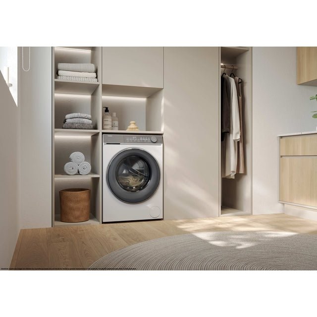 Haier Waschturm X Serie 7 – Waschmaschine HW80 (8 kg, A) + Wärmepumpentrockner HD80 (8 kg, C) inkl. Verbindungsrahmen - MEGART