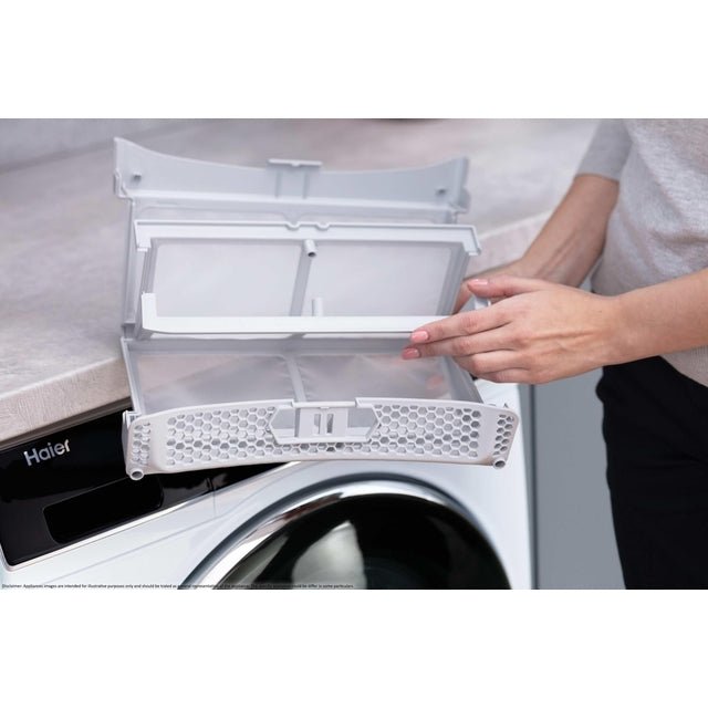 Haier HD90 - A3959E - S Wäschetrockner Freistehend Frontlader 9 kg A+++ Weiss - MEGART