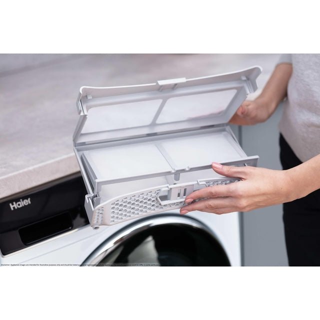 Haier HD90 - A3959E - S Wäschetrockner Freistehend Frontlader 9 kg A+++ Weiss - MEGART