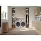 Haier Waschturm X Serie 7 – Waschmaschine HW80 (8 kg, A) + Wärmepumpentrockner HD80 (8 kg, C) inkl. Verbindungsrahmen - MEGART