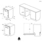 Haier XI1C3TB2FB lavastoviglie totalmente integrabile, 11 coperti, classe C