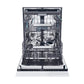 Haier XS 6B0S3FSB Voll integriert 16 Massgedecke B - MEGART