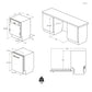 Haier XS 6B0S3FSB Voll integriert 16 Massgedecke B - MEGART