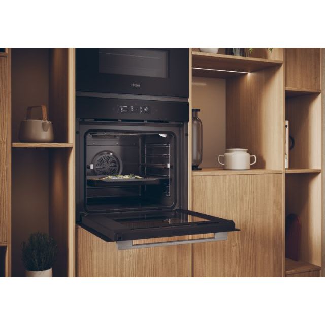 Haier H6 ID25G3HTX 78 l 3300 W Schwarz, Edelstahl - MEGART