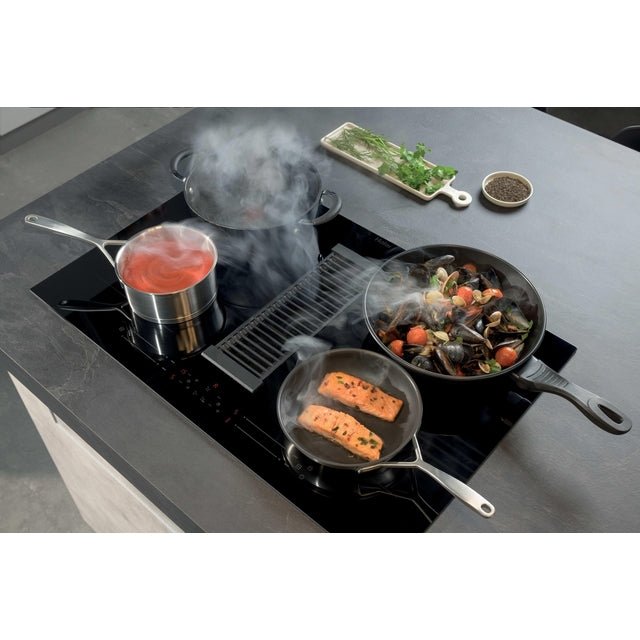 Haier I - Dual Series 6 HAIH82MTMCF Schwarz Integriert 80 cm Zonen - Induktionskochfeld 4 Zone(n) Built - in hood - MEGART