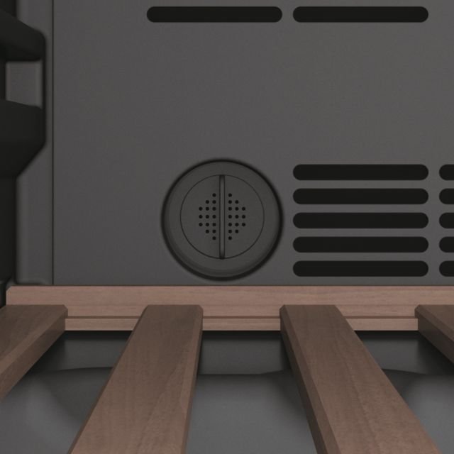 Haier Wine Bank 50 Serie 7 HWS77GDAU1 Weinkühler mit Kompressor Freistehend Schwarz 77 Flasche(n) - MEGART