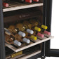 Haier Wine Bank 50 Serie 7 HWS42GDAU1 cantinetta vino a compressore, libera installazione, nera, 42 bottiglie