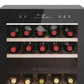 Haier Wine Bank 50 Serie 7 HWS42GDAU1 cantinetta vino a compressore, libera installazione, nera, 42 bottiglie