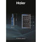 Haier Wine Bank 50 Serie 7 HWS42GDAU1 cantinetta vino a compressore, libera installazione, nera, 42 bottiglie