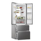 Haier FD 70 Serie 7 HFW7720EWMP frigorifero side-by-side a libera installazione 477 l, classe E, grigio