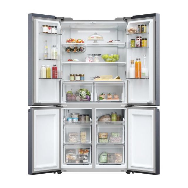 Haier Cube 90 Series 5 HCR5919ENMB Freistehend 528 l E Obsidian Black Inox - MEGART
