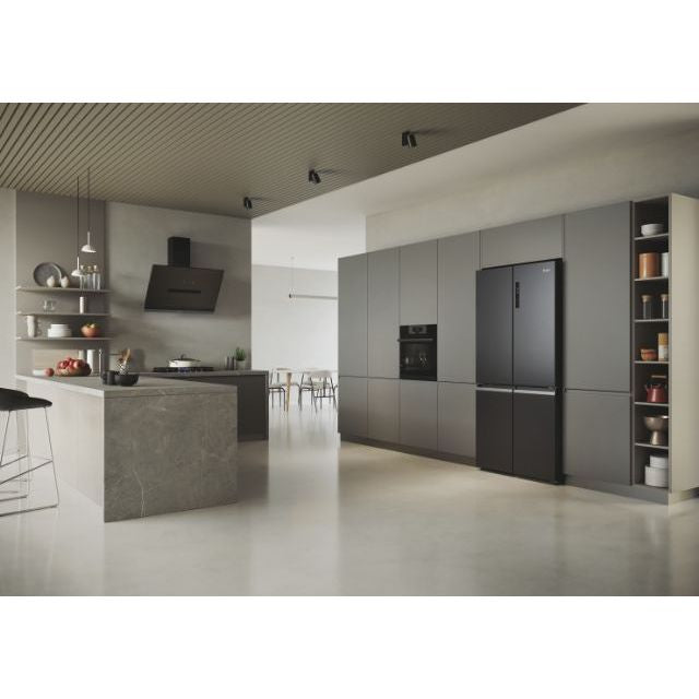Haier Cube 90 Series 5 HCR5919ENMB Freistehend 528 l E Obsidian Black Inox - MEGART