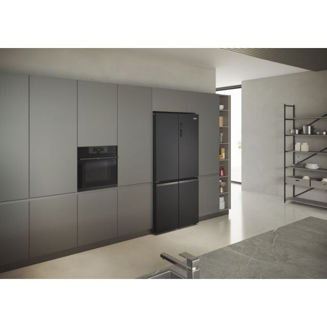 Haier Cube 90 Series 5 HCR5919ENMB Freistehend 528 l E Obsidian Black Inox - MEGART