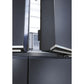 Haier Cube 90 Serie 7 HCR7918EIMB frigorifero side-by-side a libera installazione 601 l, classe E, nero