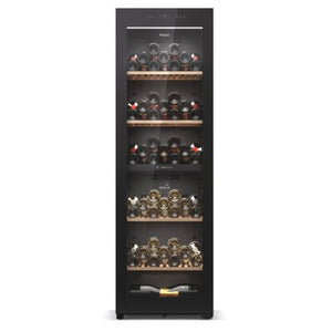 Haier Wine Bank 60 Serie 7 HWS236GDEH1 Weinkühler mit Kompressor Freistehend Schwarz 236 Flasche(n) - MEGART