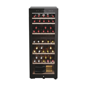 Haier Wine Bank 50 Serie 7 HWS78TGDFH1SW cantinetta vino a compressore, libera installazione, nera, 77 bottiglie