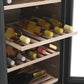 Haier Wine Bank 50 Serie 7 HWS78TGDFH1SW cantinetta vino a compressore, libera installazione, nera, 77 bottiglie