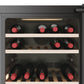 Haier Wine Bank 50 Serie 7 HWS78TGDFH1SW cantinetta vino a compressore, libera installazione, nera, 77 bottiglie
