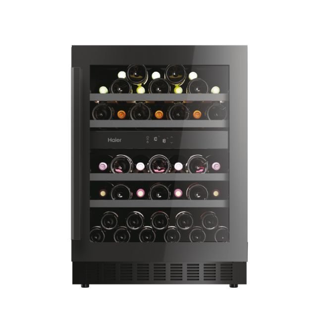 Haier H - WINE 700 HAKWBD 60 Weinkühler mit Kompressor Freistehend Schwarz 44 Flasche(n) - MEGART