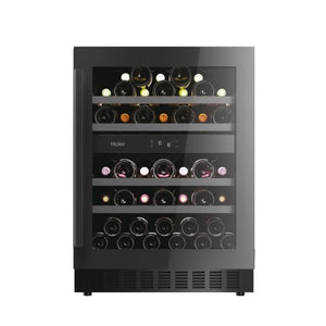 Haier H - WINE 700 HAKWBD 60 Weinkühler mit Kompressor Freistehend Schwarz 44 Flasche(n) - MEGART