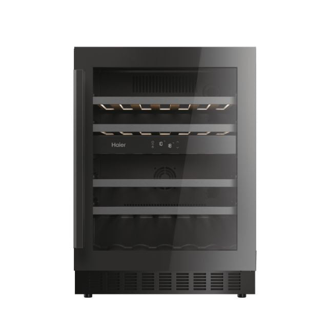 Haier H - WINE 700 HAKWBD 60 Weinkühler mit Kompressor Freistehend Schwarz 44 Flasche(n) - MEGART