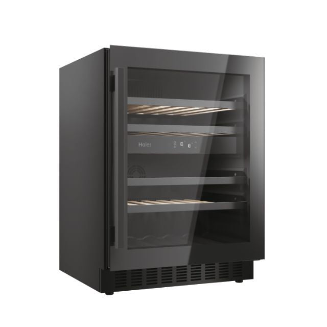 Haier H - WINE 700 HAKWBD 60 Weinkühler mit Kompressor Freistehend Schwarz 44 Flasche(n) - MEGART