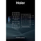 Haier H-WINE 700 HAKWBD 60 cantinetta vino a compressore, libera installazione, nera, 44 bottiglie