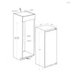 Haier HUT7518EWF congelatore da incasso 256 l, classe E, bianco