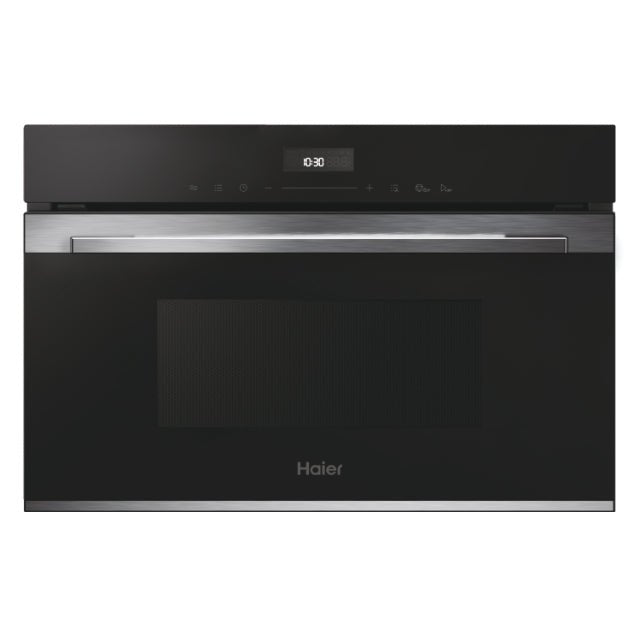 Haier H38DMWID26NX Schwarz, Edelstahl Kombi - Mikrowelle Integriert 34 l 900 W - MEGART