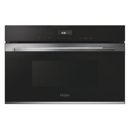 Haier H38DMWID26NX Schwarz, Edelstahl Kombi - Mikrowelle Integriert 34 l 900 W - MEGART